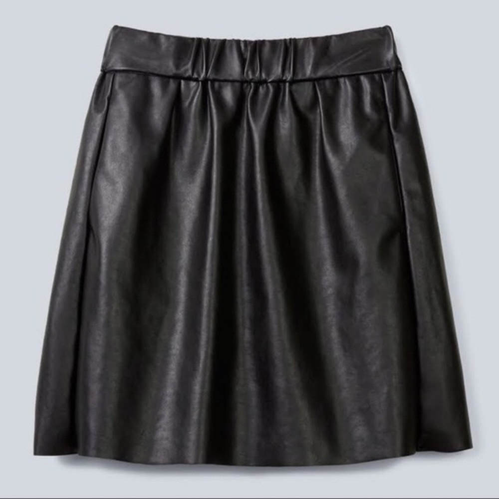 Wilfred Natalia Faux Leather Skirt - Picture 2 of 4